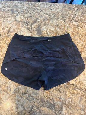 lululemon athletica Black Camo Athletic Shorts